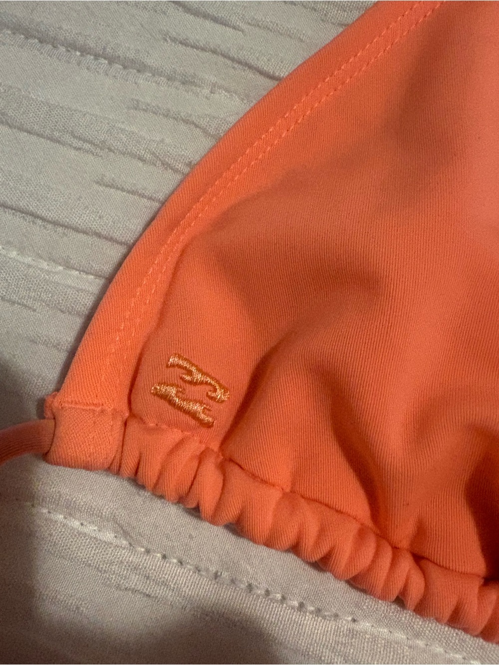 Billabong Neon Coral Triangle Bikini Top - Picture 3 of 3